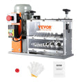 Automatic Wire Stripping Machine, 0.06''-1.57'' Electric Motorized Cable Stripper, 750 W, 98 ft/min Wire Peeler with Visible Stripping Depth Reference, 10 Channels for Scrap Copper Recycling
