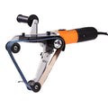 Pipe Tube Polisher Sander, 1000W Pipe Belt Sander with 6 Variable Speeds 1100-3200rpm, Professional Belt Sander Grinding Machine with 50PCS Sanding Belts for Burnishing Finishing Rust Removal